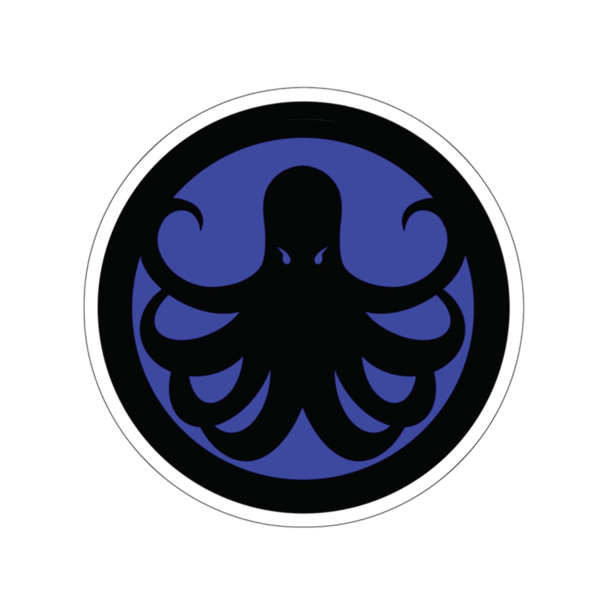 Samurai Caster Blue Logo Die-Cut Sticker