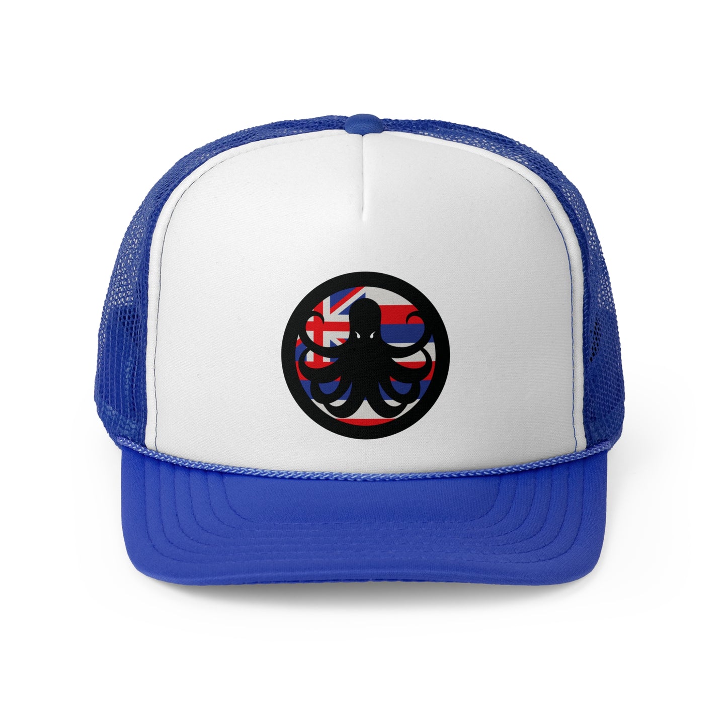 Samurai Caster Hawaiian Flag Logo Trucker Hat