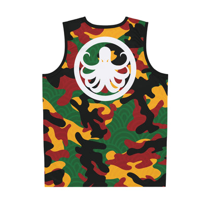 Moisture-wicking Jersey Rasta Fish Camo