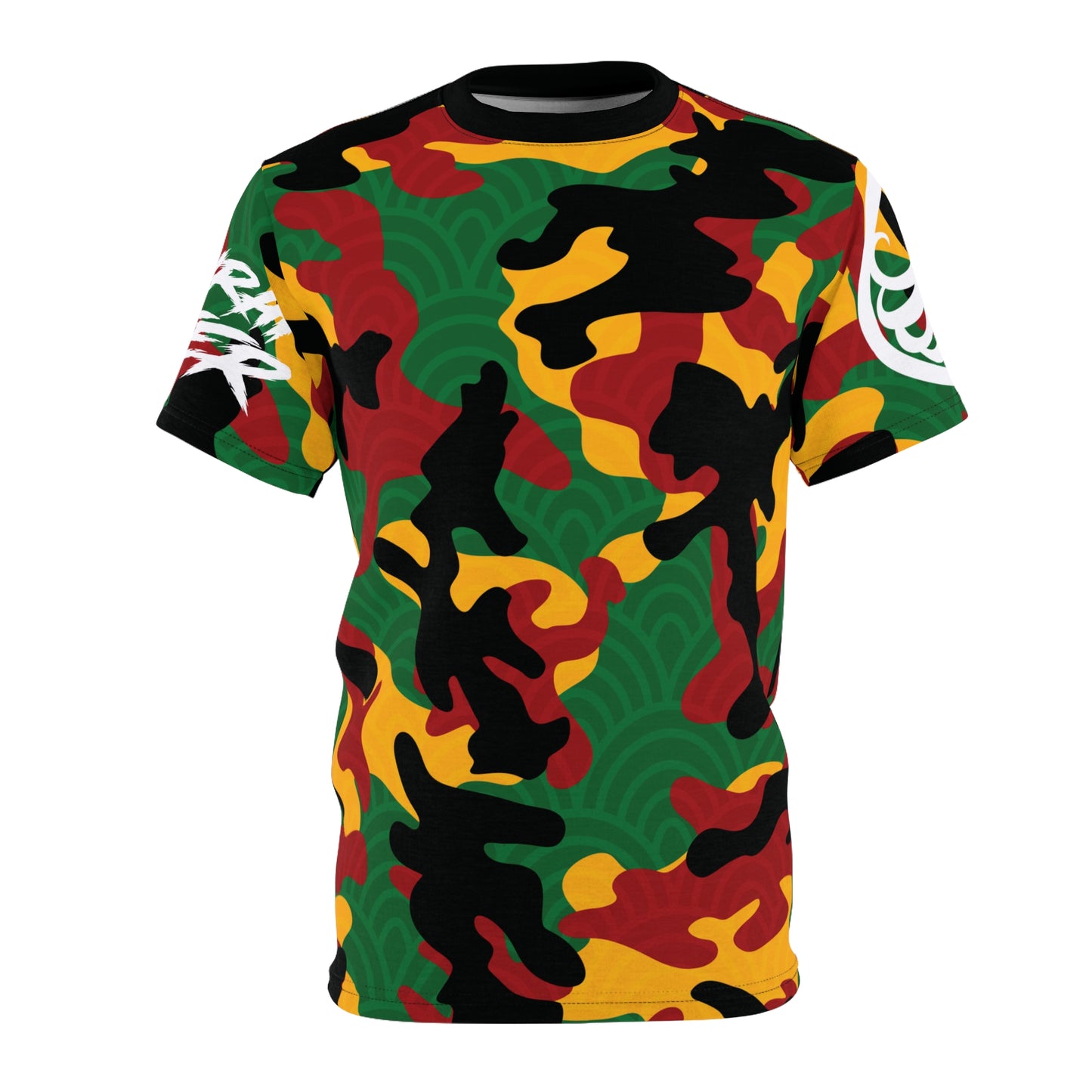 Rasta Color Fish Scale Camo