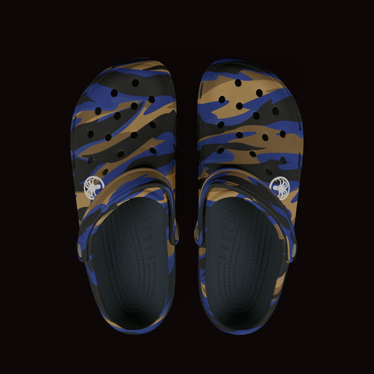 Foam Shoe Blue Tiger Camo