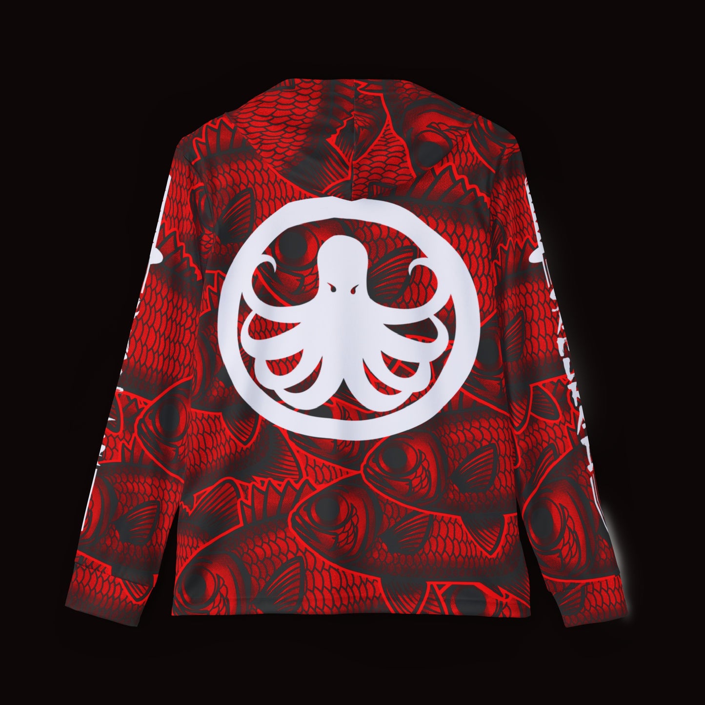 Moisture-Wicking Hoodie Menpachi (Soldier Fish) Design