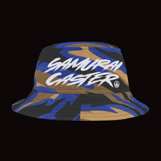 Blue Tiger Camo Bucket Hat