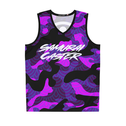 Moisture-wicking Jersey Purple Fish Camo