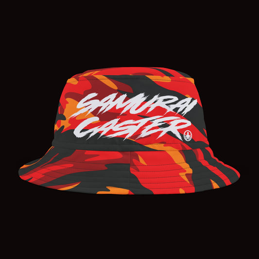 Orange Tiger Camo Bucket Hat