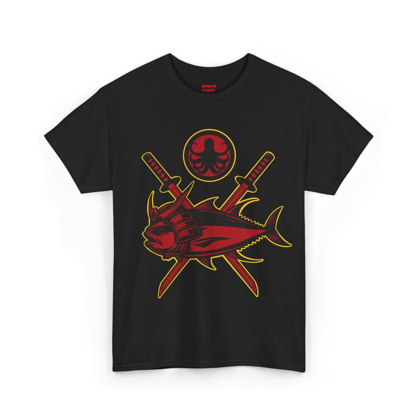 Samurai Caster Red Ahi Design