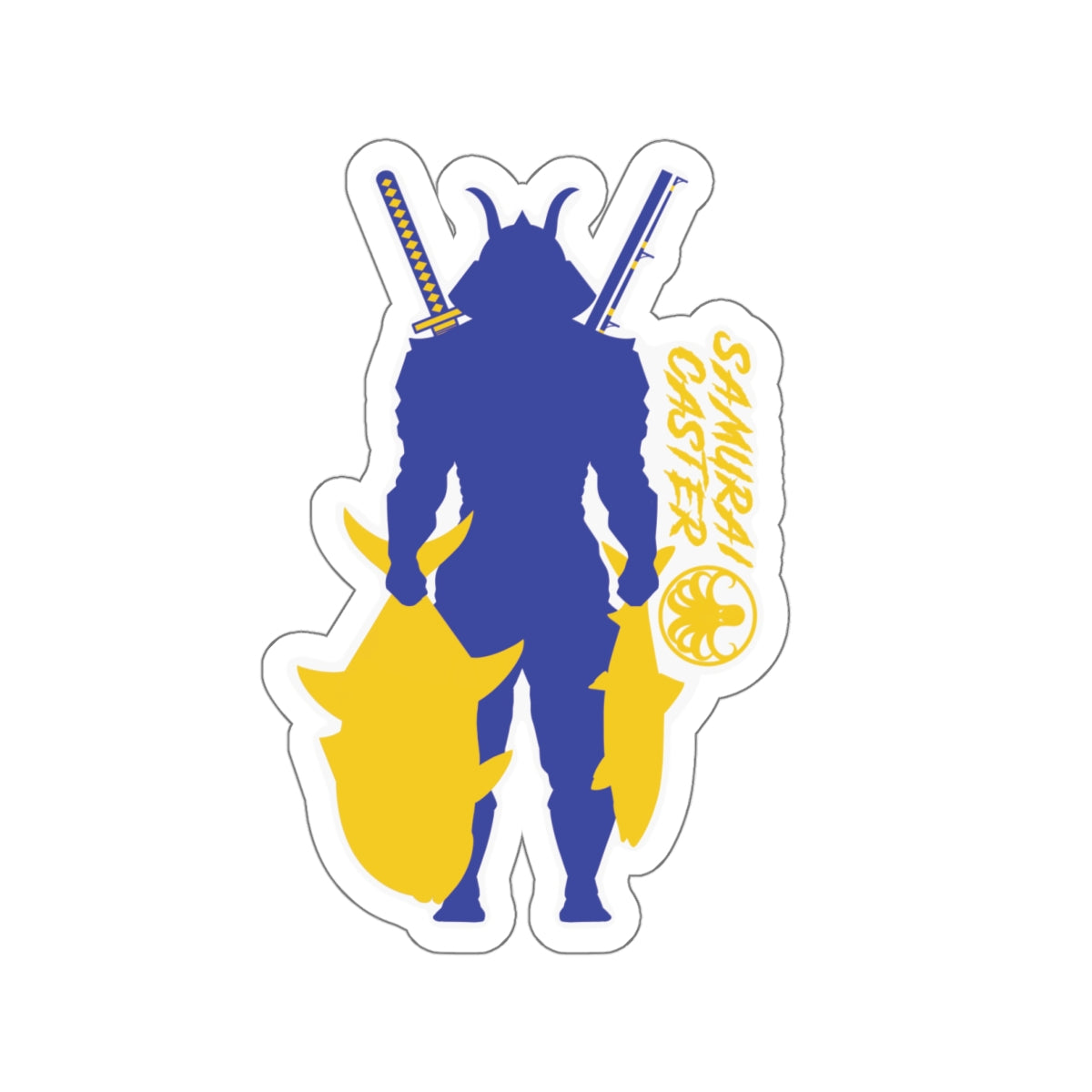 Samurai Caster Logo Die-Cut Sticker