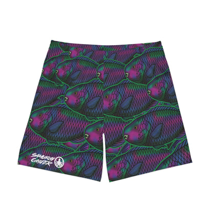 Elastic Swim Shorts Uhu (Parrot Fish) Design