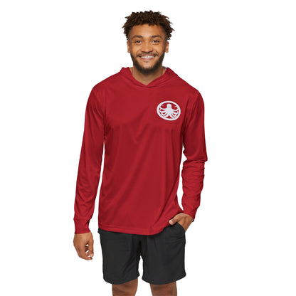 Moisture-Wicking Hoodie Dark Red