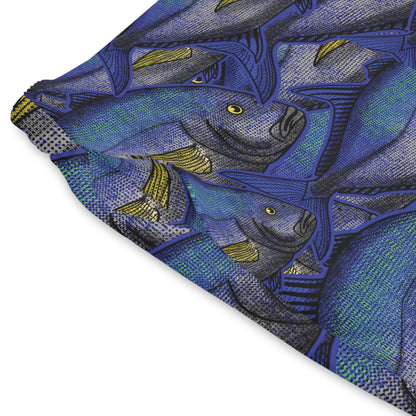 Elastic Swim Shorts Omilu (Bluefin Trevally) Design