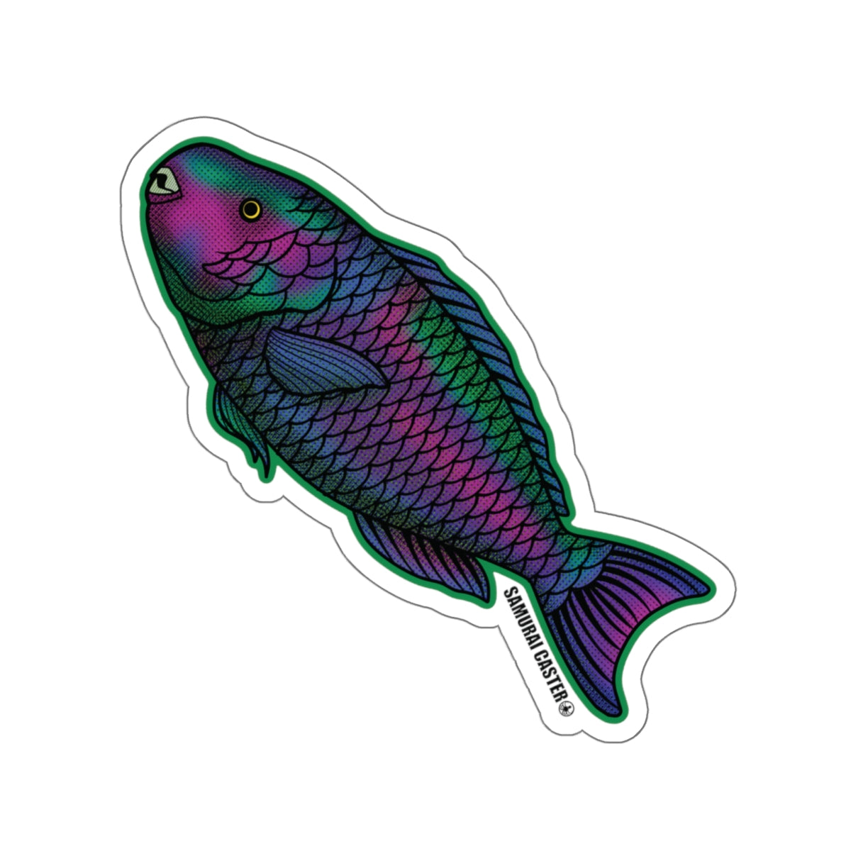 Uhu (Parrot Fish) Die-Cut Sticker