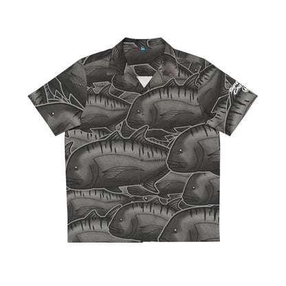 Button Down Shirt Ulua (Giant Trevally) Camo