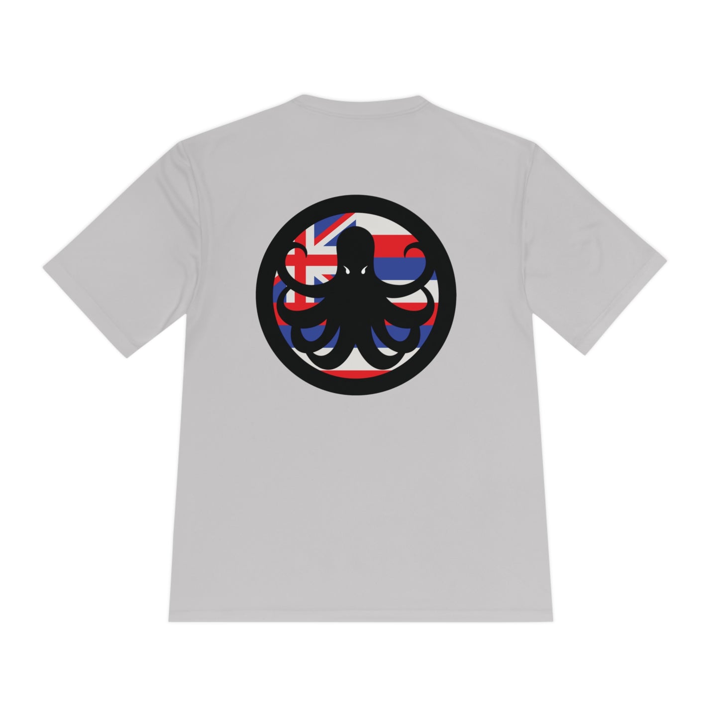 Moisture Wicking Tee Samurai Hawaiian Flag Logo Design