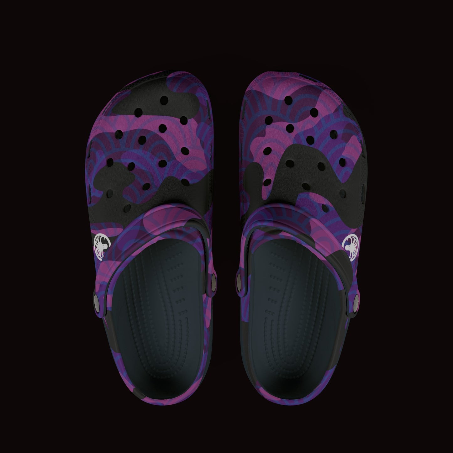 Foam Shoe Purple Fish Scale Camo