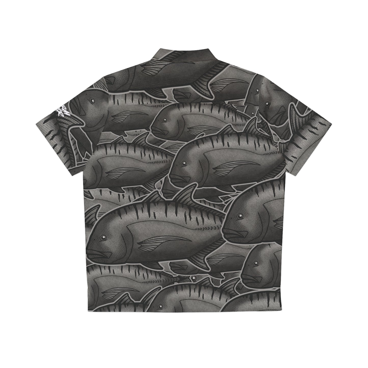 Button Down Shirt Ulua (Giant Trevally) Camo