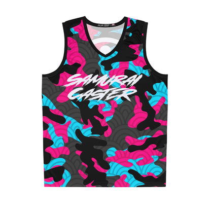 Moisture-wicking Jersey Pink Fish Camo