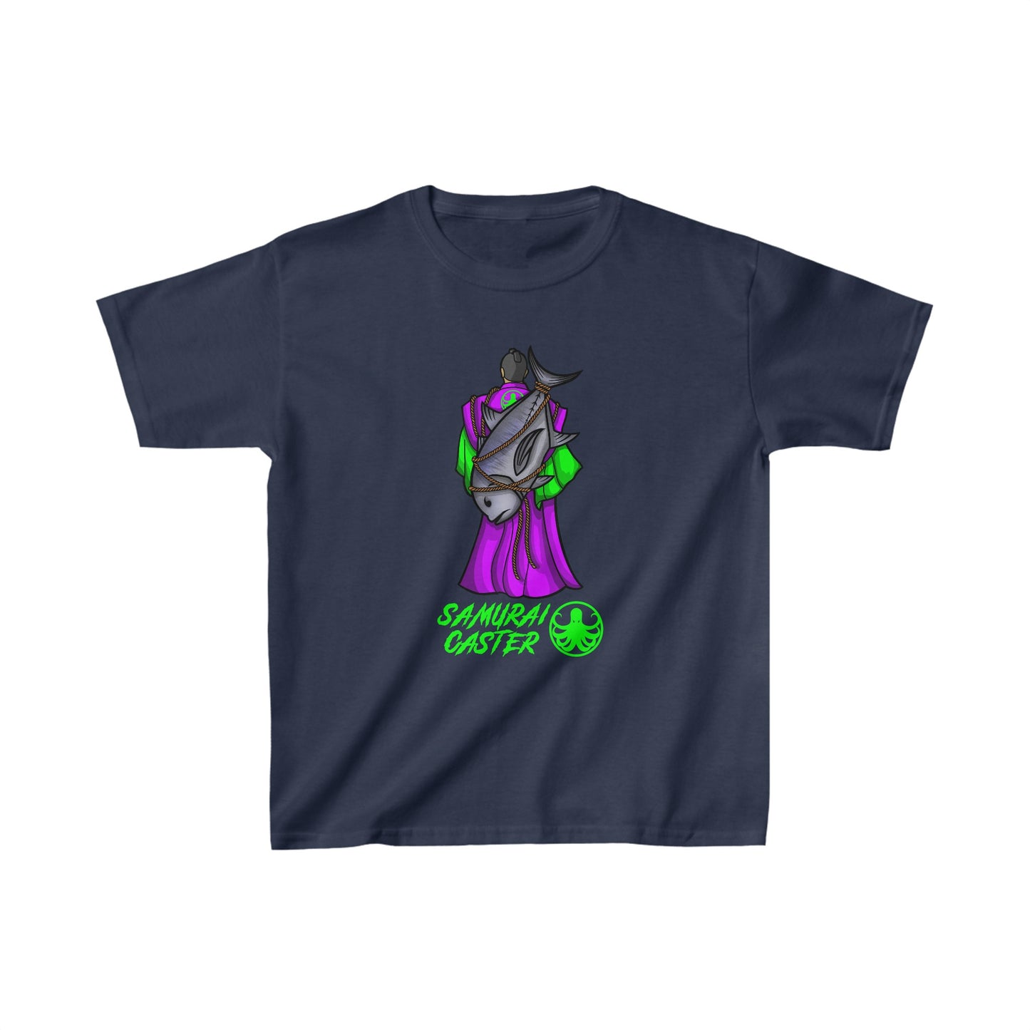 Kids Heavy Cotton Samurai Design