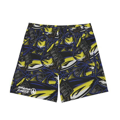 Elastic Swim Shorts Ahi (YellowFin Tuna) Design