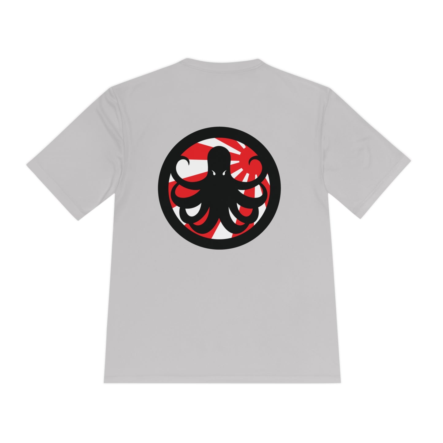 Moisture Wicking Tee Samurai Japan Sun Logo Design