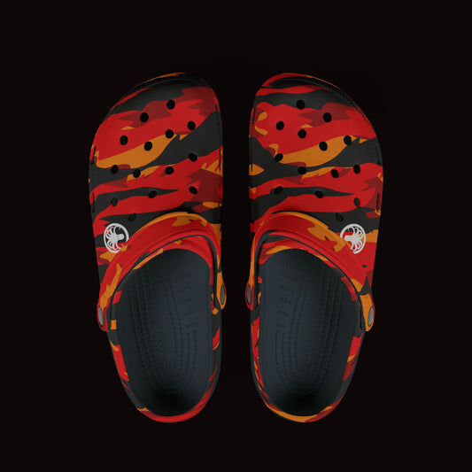 Foam Shoe Red Tiger Camo