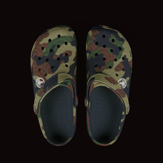 Foam Shoe Woodland Fish Scale Camo