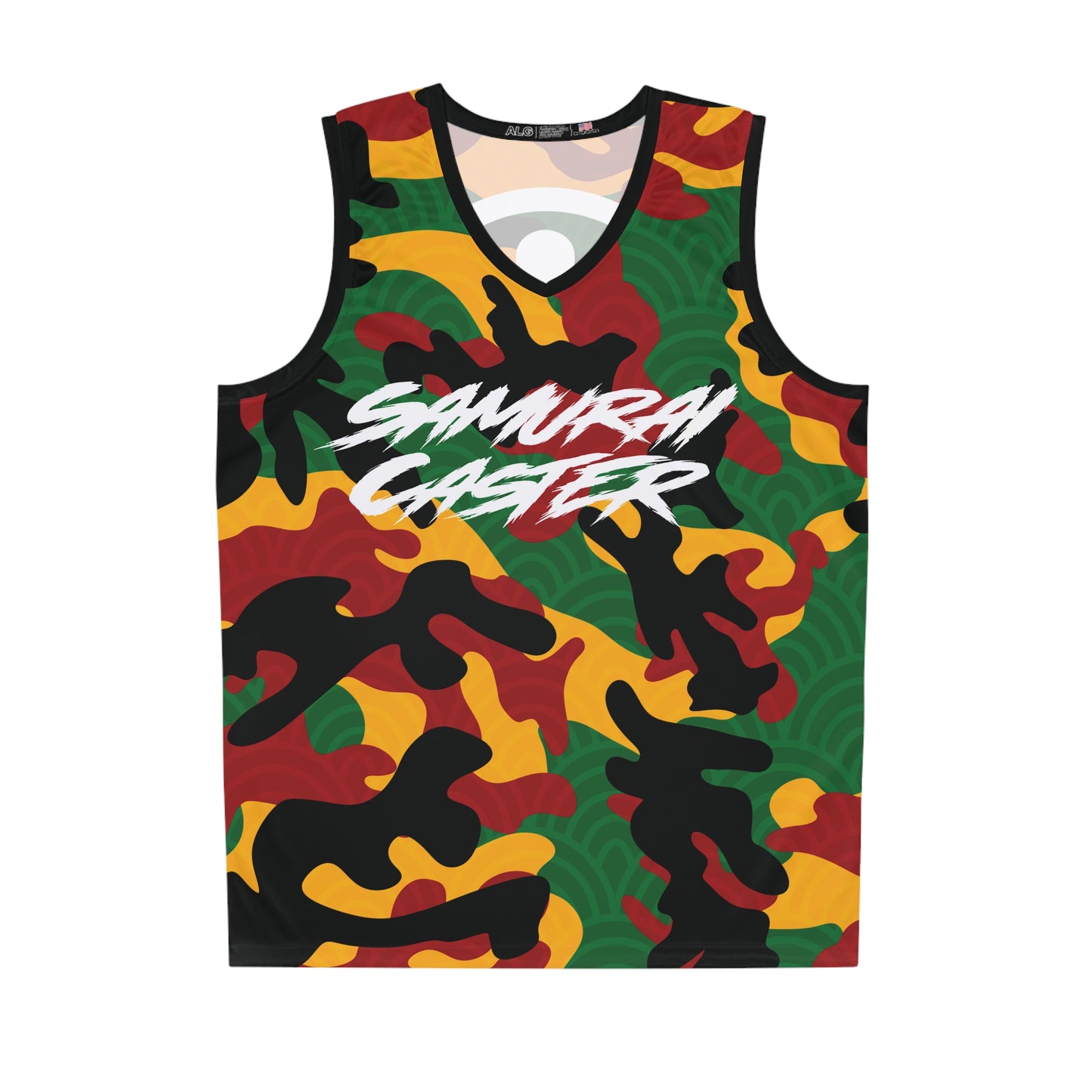 Moisture-wicking Jersey Rasta Fish Camo